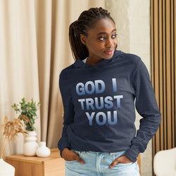 God I Trust You Hooded long-sleeve tee