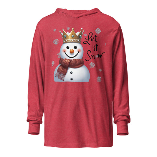 Let it Snow Hooded long-sleeve tee