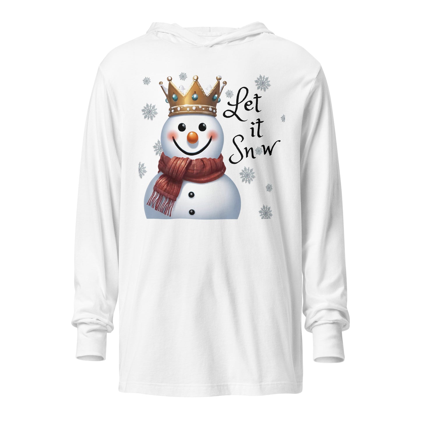 Let it Snow Hooded long-sleeve tee
