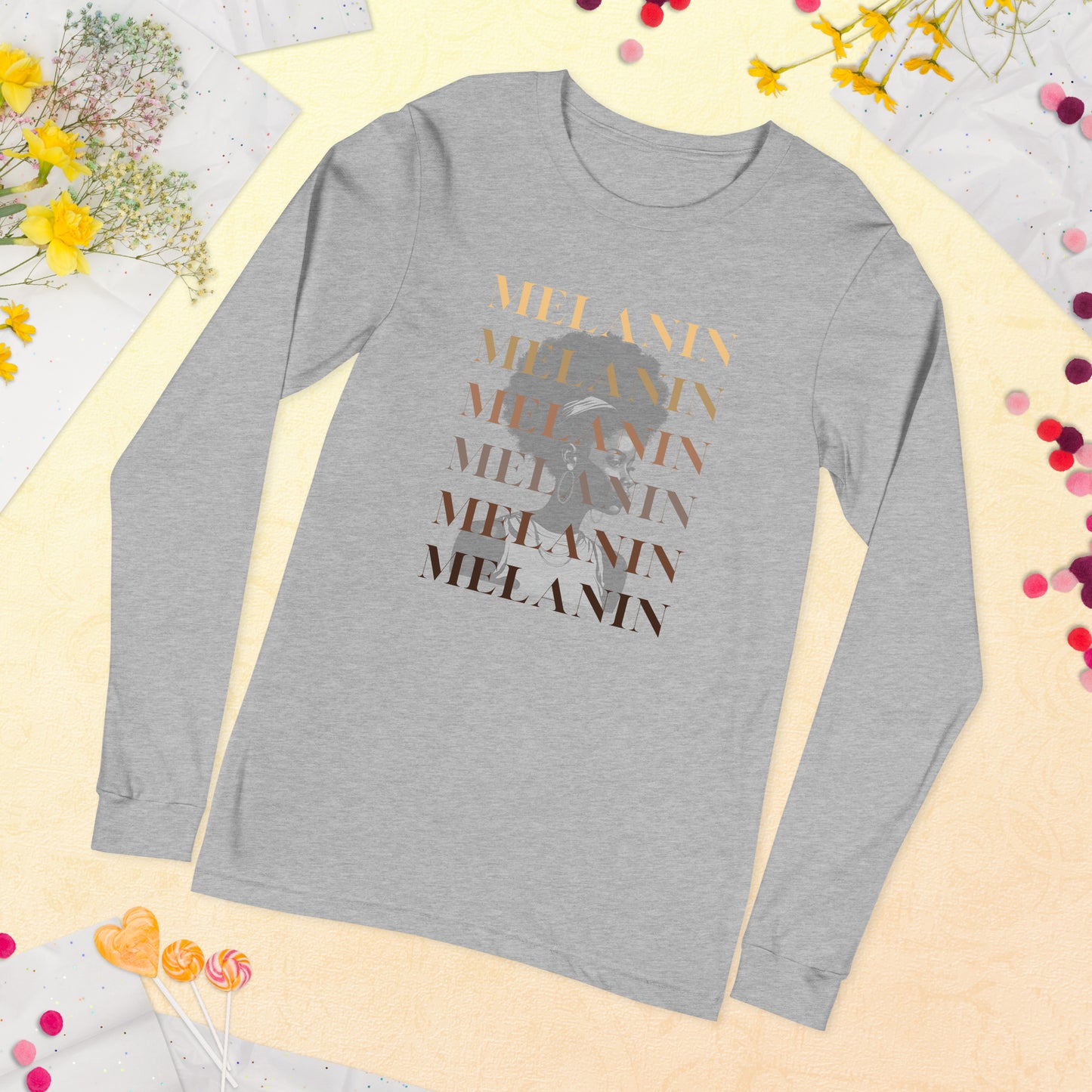 Melanin Unisex Long Sleeve Tee