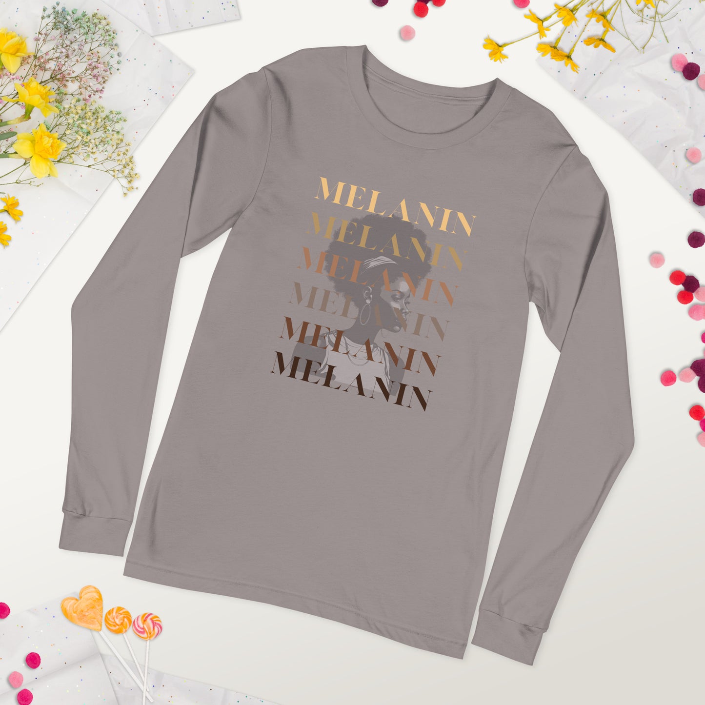 Melanin Unisex Long Sleeve Tee
