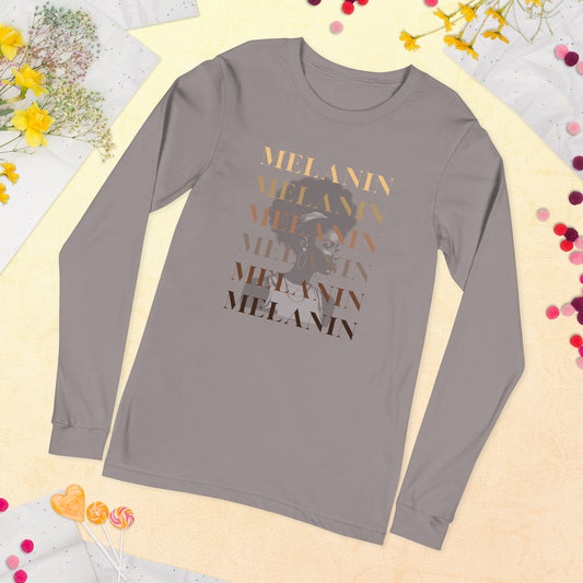 Melanin Unisex Long Sleeve Tee