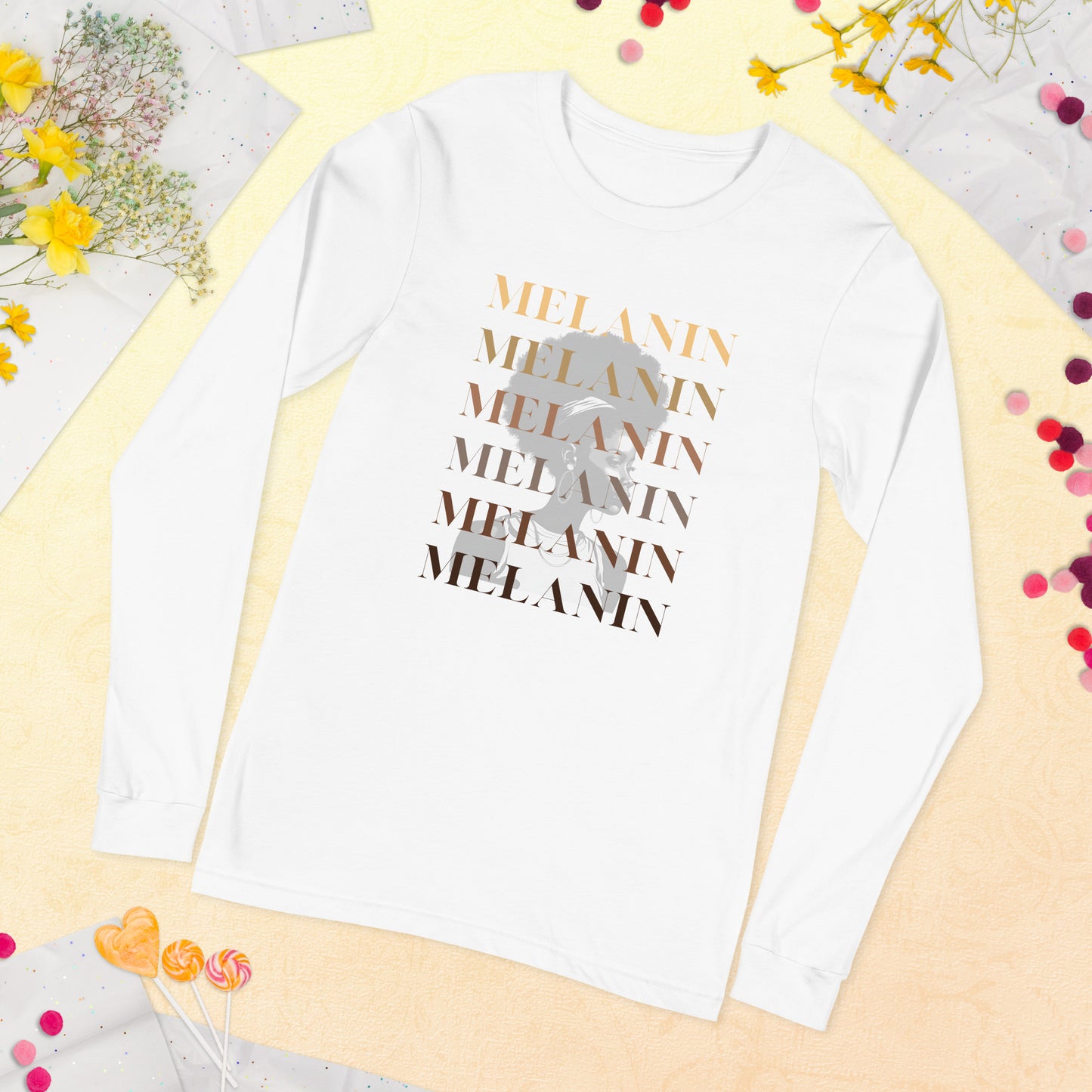 Melanin Unisex Long Sleeve Tee