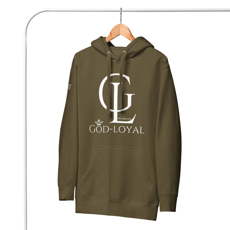 God Loyal (White) Unisex Hoodie