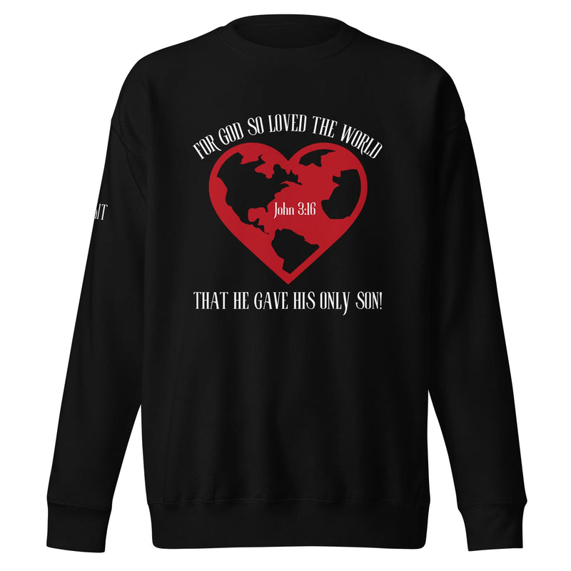 John 3:16 Unisex Premium Sweatshirt