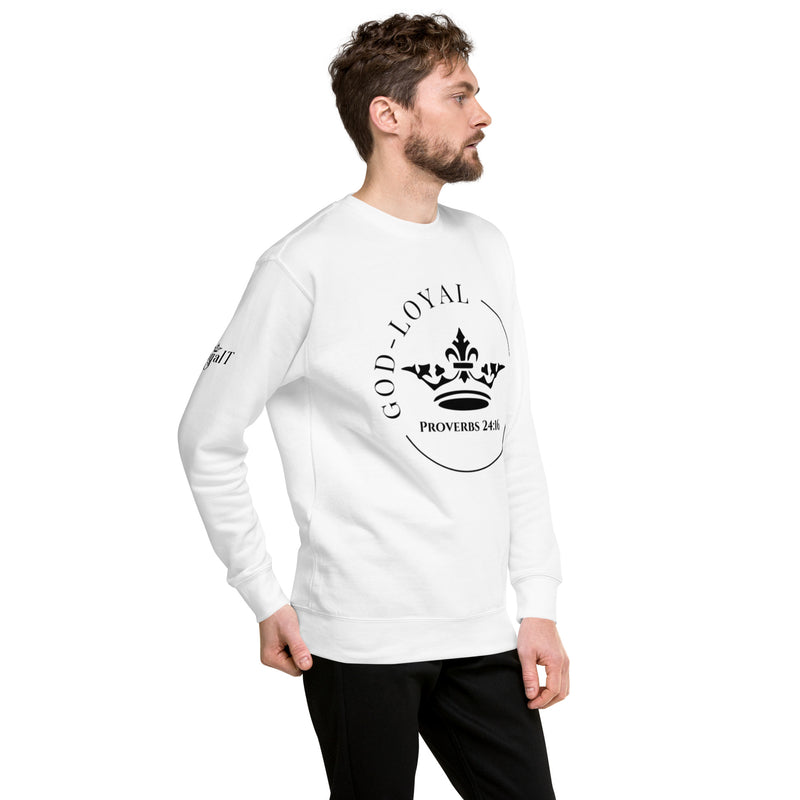 God Loyal (Black) Unisex Premium Sweatshirt