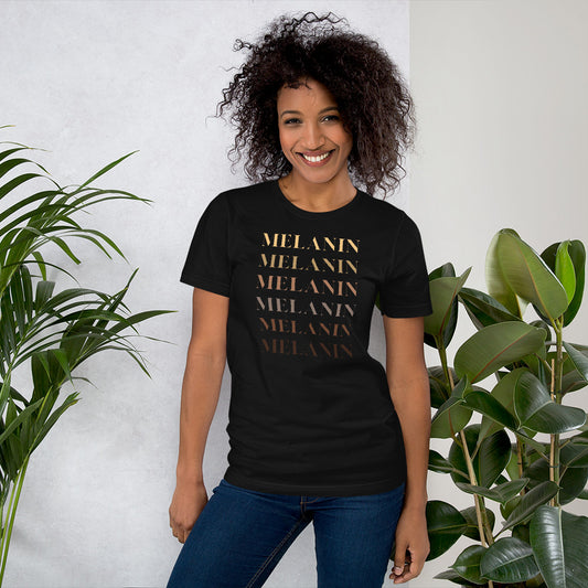 Melanin Unisex t-shirt