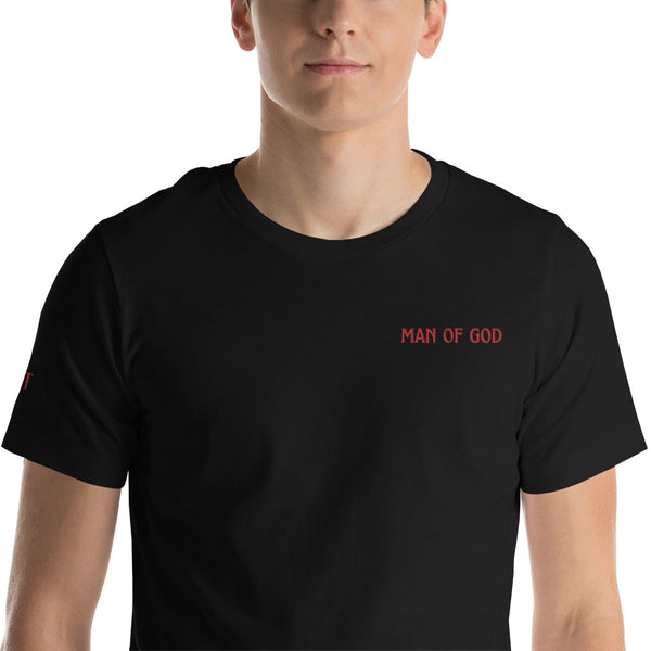 Man of God (Red) Unisex t-shirt