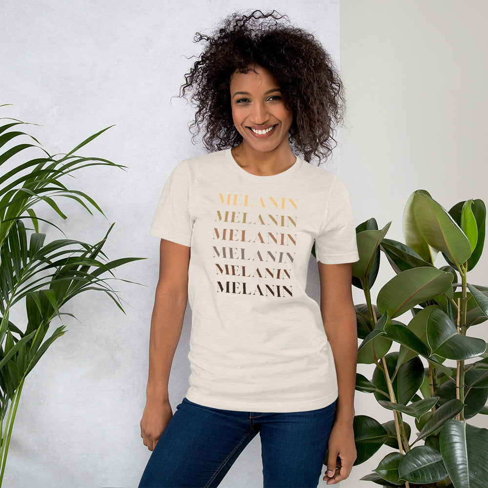 Melanin Unisex t-shirt