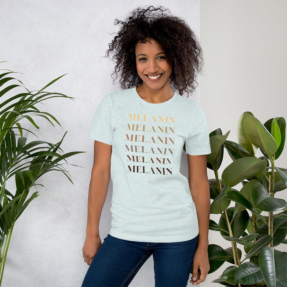 Melanin Unisex t-shirt