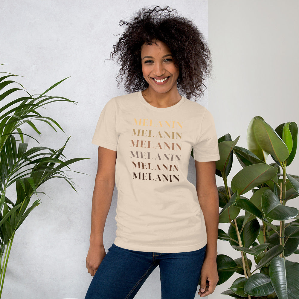 Melanin Unisex t-shirt