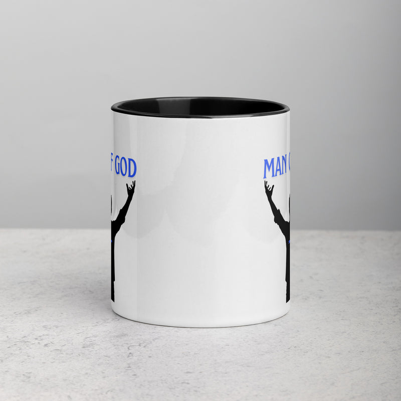 Man of God (Blue) Mug with Color Inside