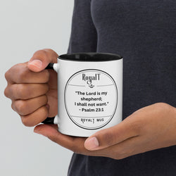 Psalm 23:1 Mug with Color Inside