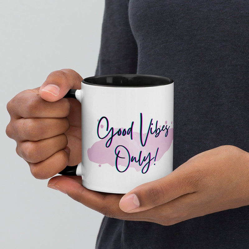 Good Vibes Only Mug with Color Inside