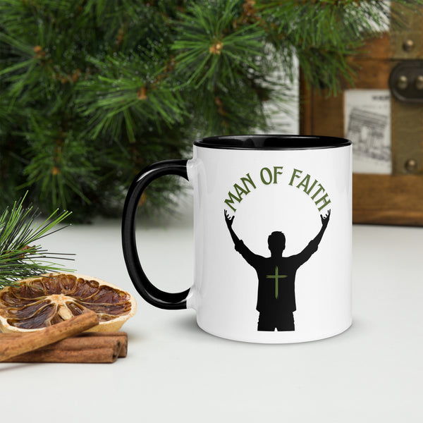 Man of God (Green) Mug with Color Inside