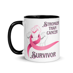 Warrior Cancer Mug with Color Inside