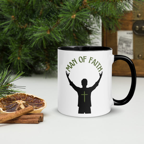 Man of God (Green) Mug with Color Inside