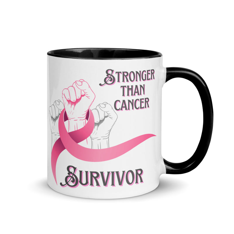 Warrior Cancer Mug with Color Inside