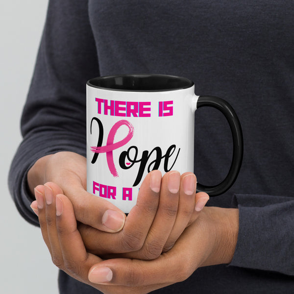 Hope Cancer Mug with Color Inside