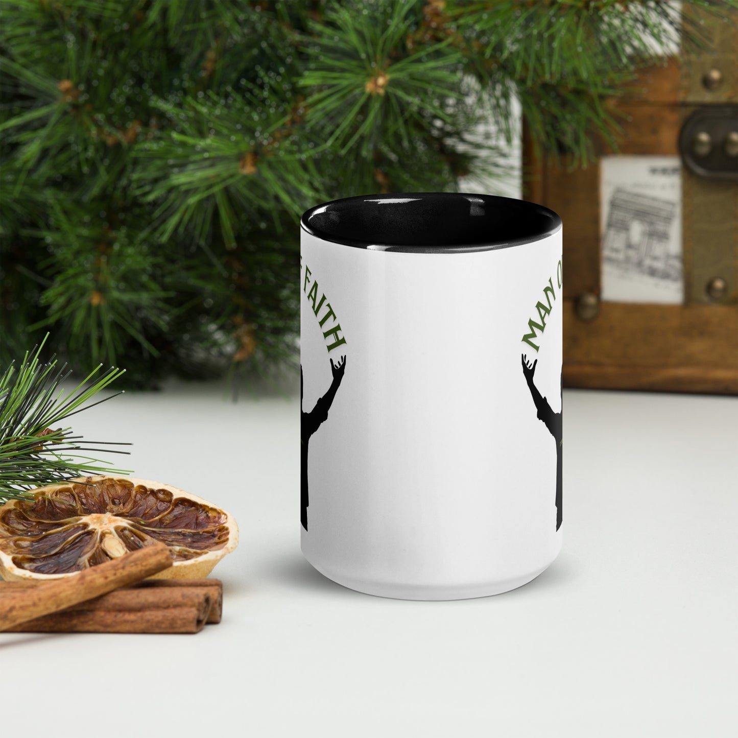 Man of God (Green) Mug with Color Inside