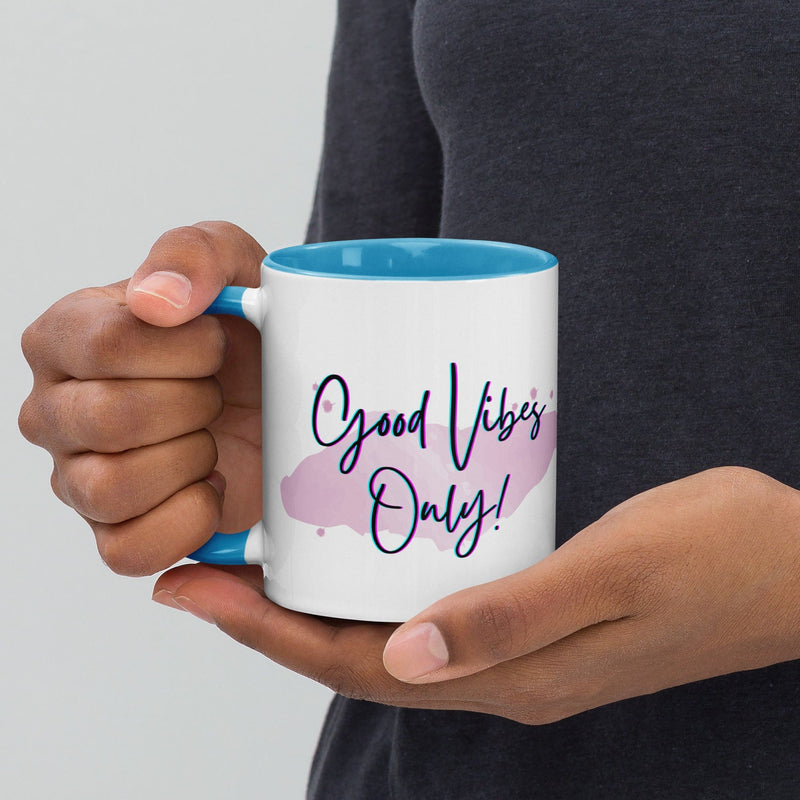 Good Vibes Only Mug with Color Inside