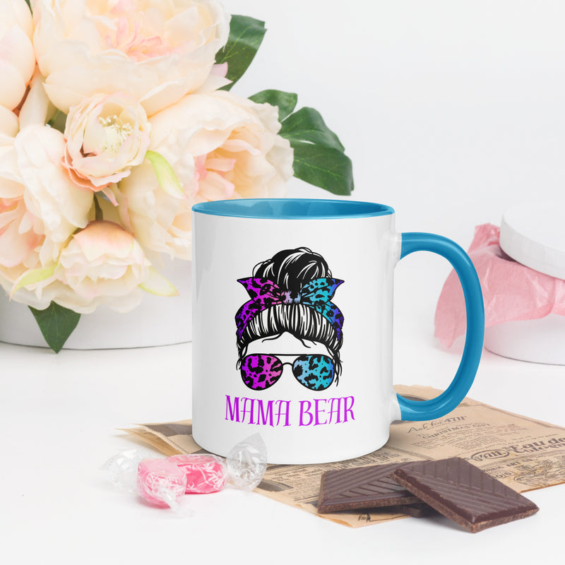 Mama Bear Mug with Color Inside