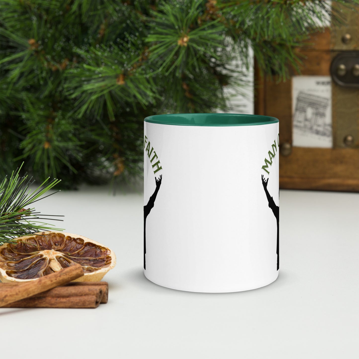 Man of God (Green) Mug with Color Inside