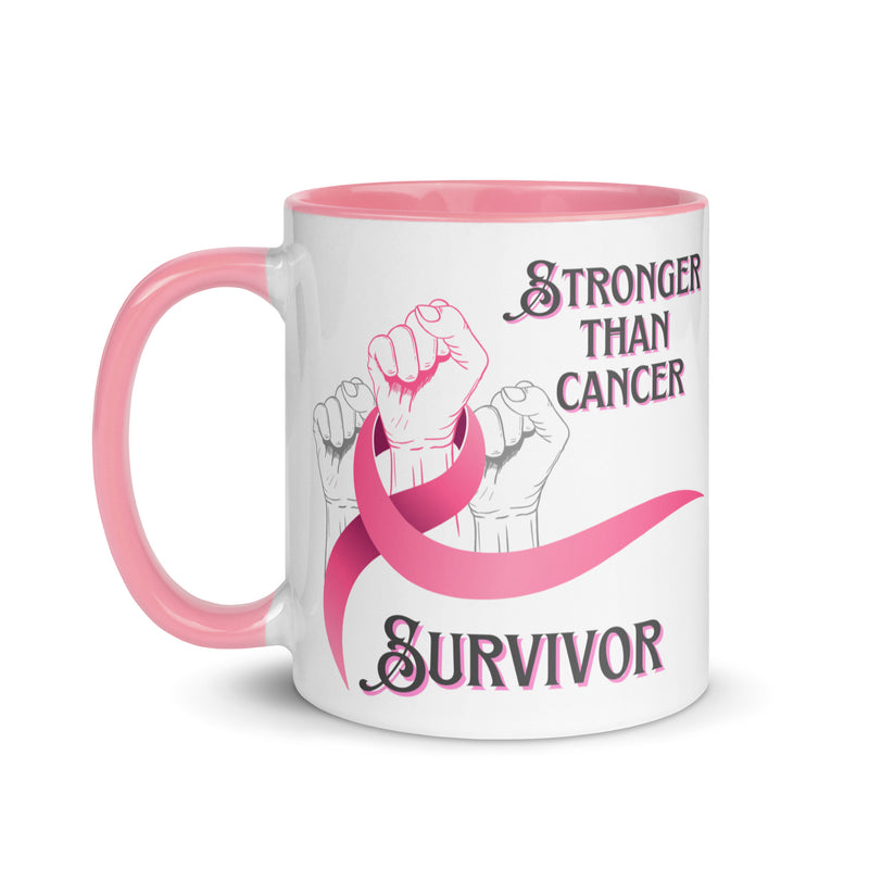 Warrior Cancer Mug with Color Inside