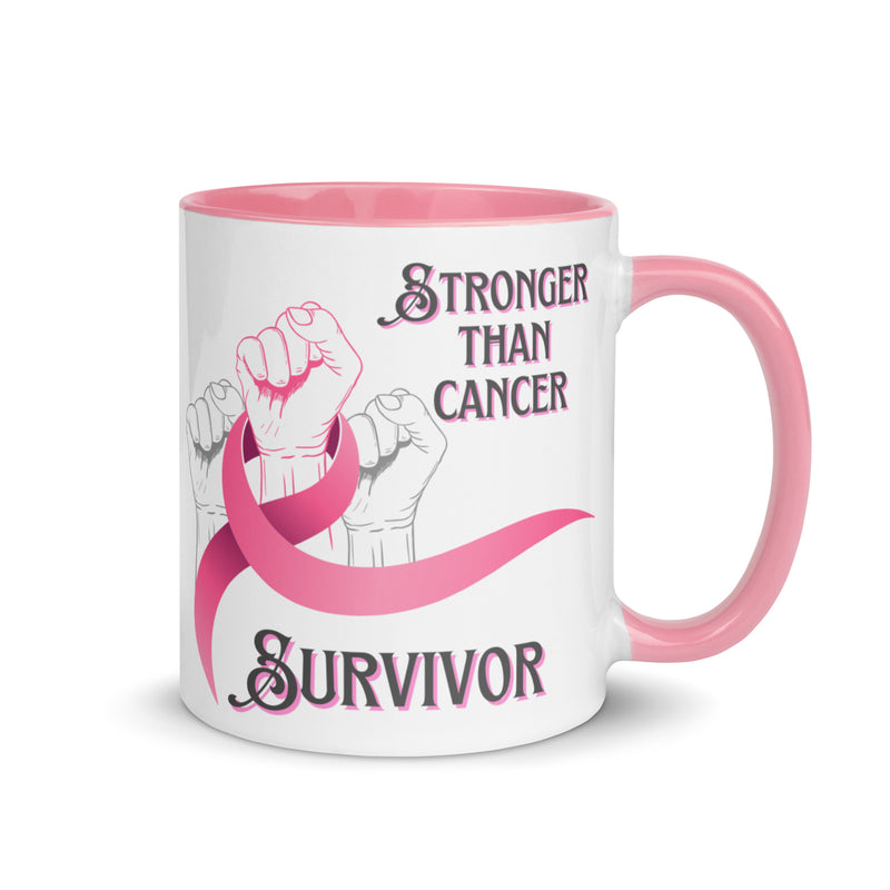 Warrior Cancer Mug with Color Inside