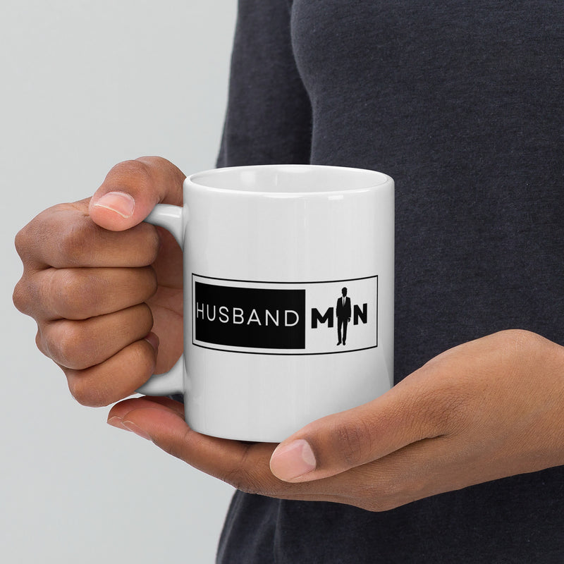 White Husbandman glossy mug