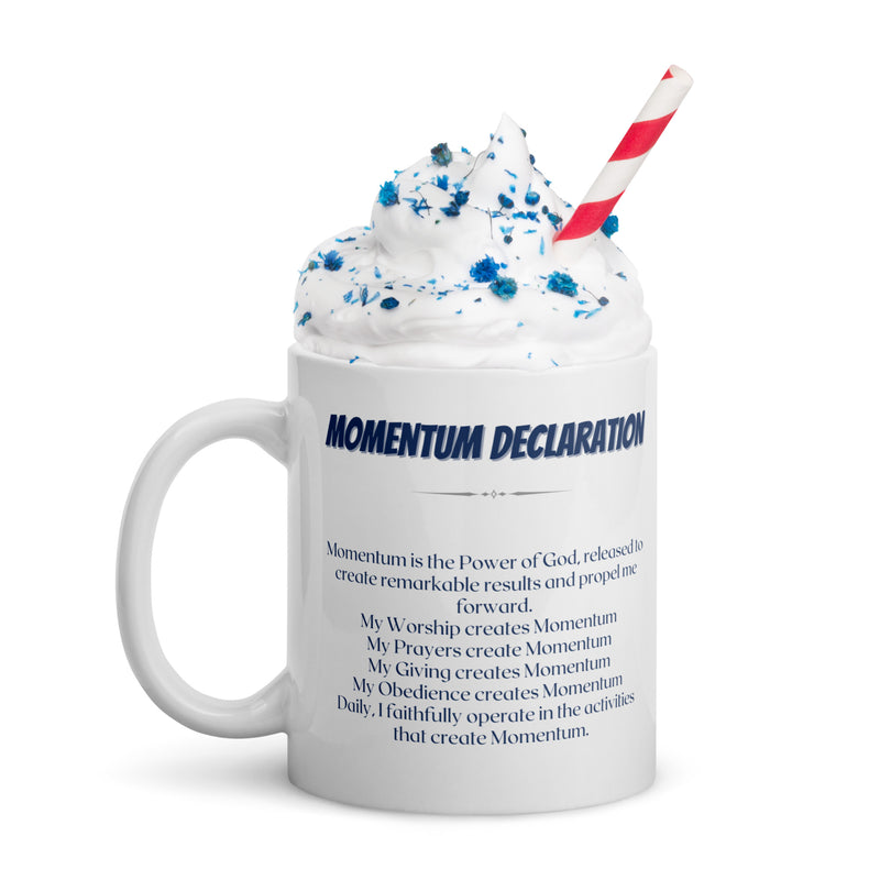 Momentum White glossy mug