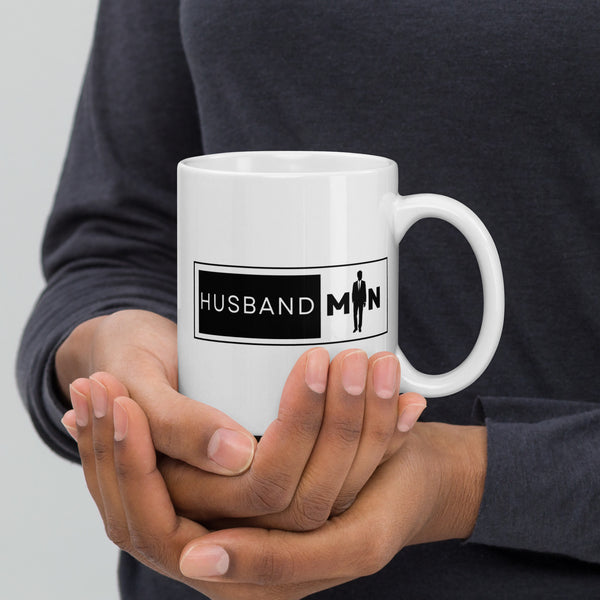 White Husbandman glossy mug