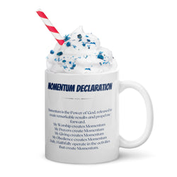 Momentum White glossy mug