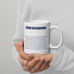 Dream White glossy mug