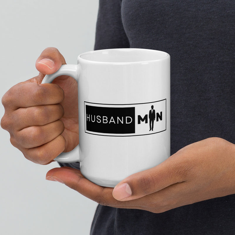 White Husbandman glossy mug