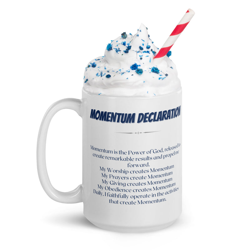 Momentum White glossy mug