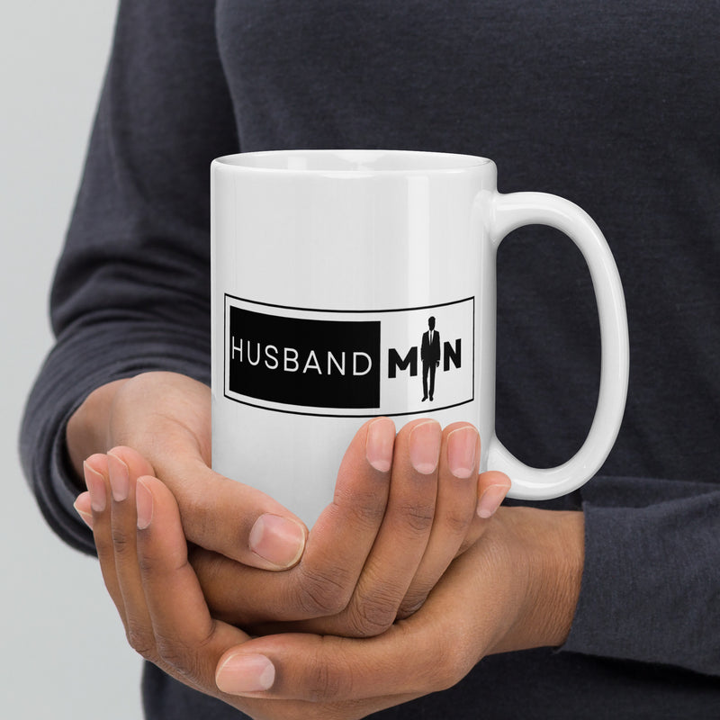 White Husbandman glossy mug