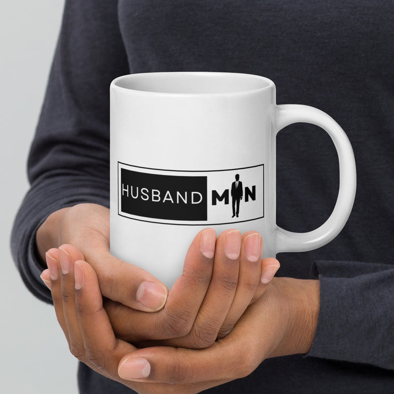 White Husbandman glossy mug