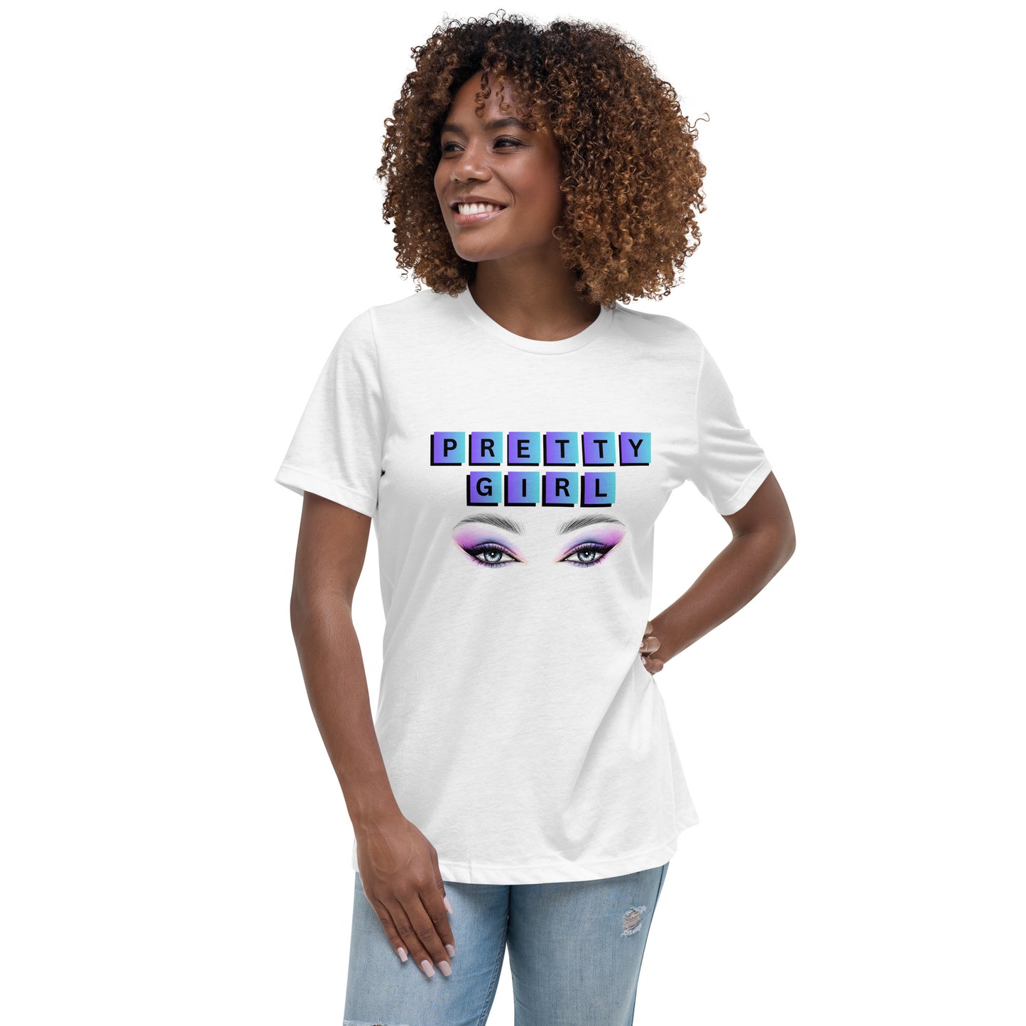 Pretty Girl Women's Relaxed T-Shirt
