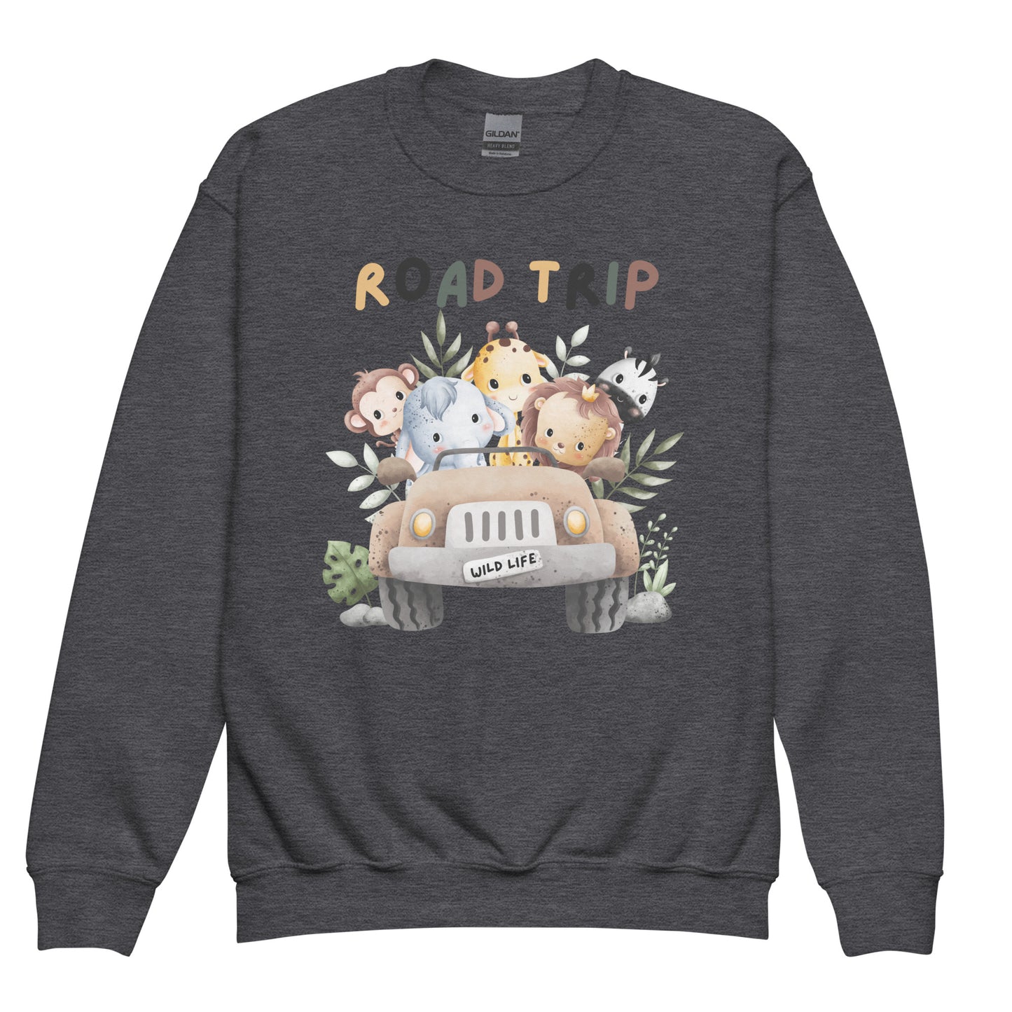 Zoo Animal Youth crewneck sweatshirt