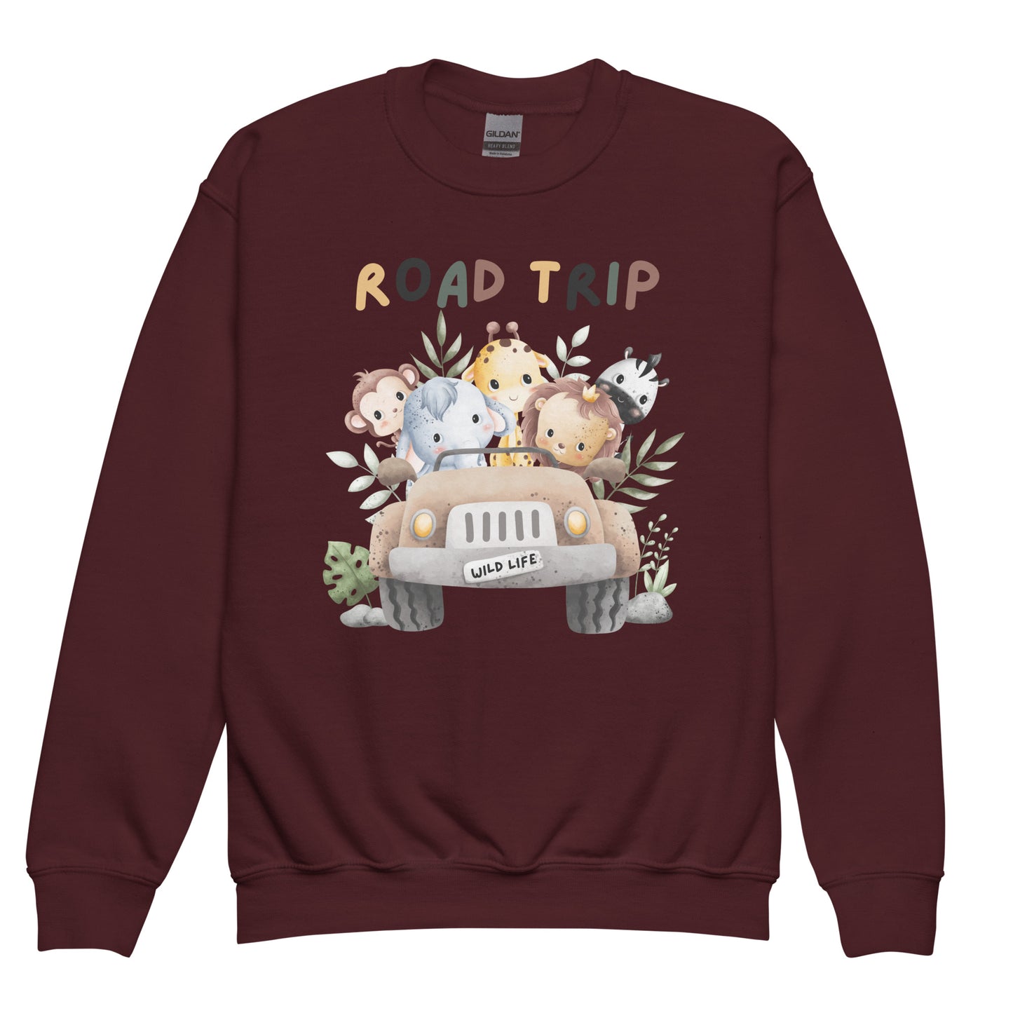 Zoo Animal Youth crewneck sweatshirt