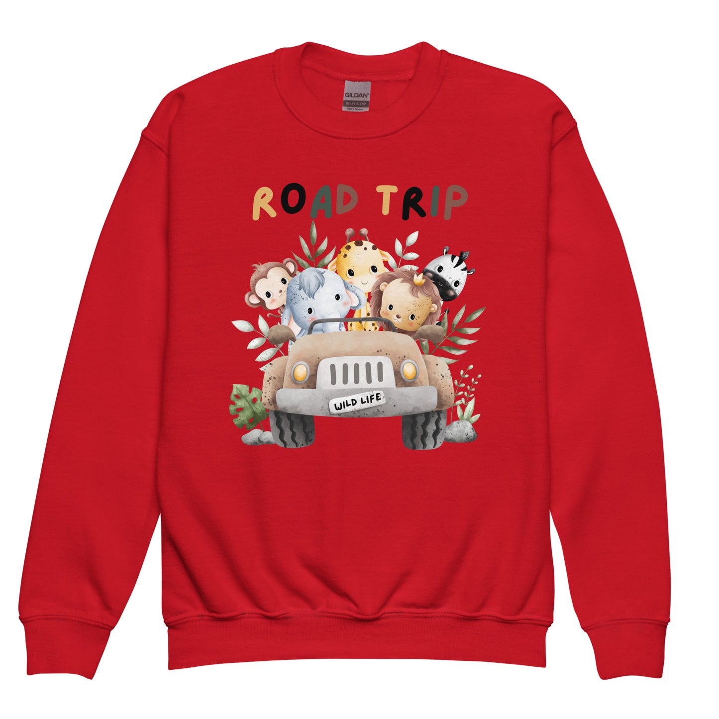 Zoo Animal Youth crewneck sweatshirt