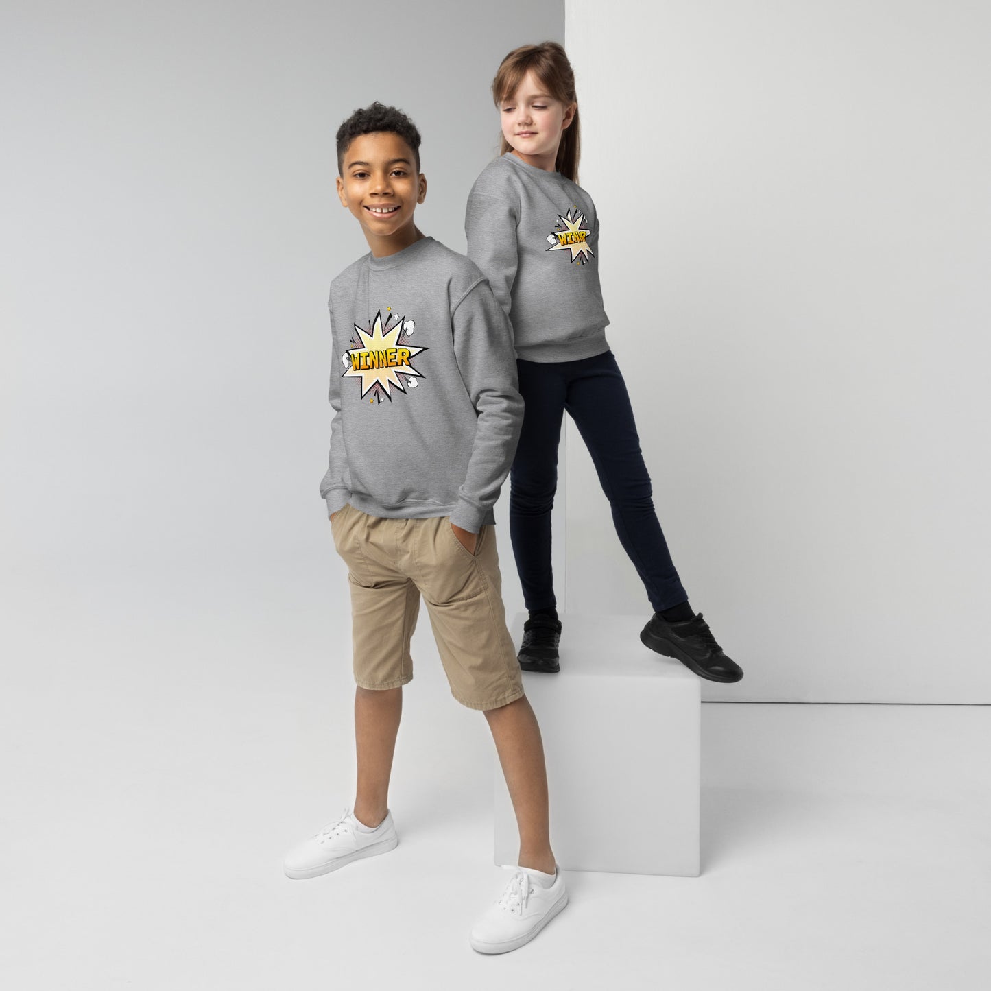 Youth Winner crewneck sweatshirt