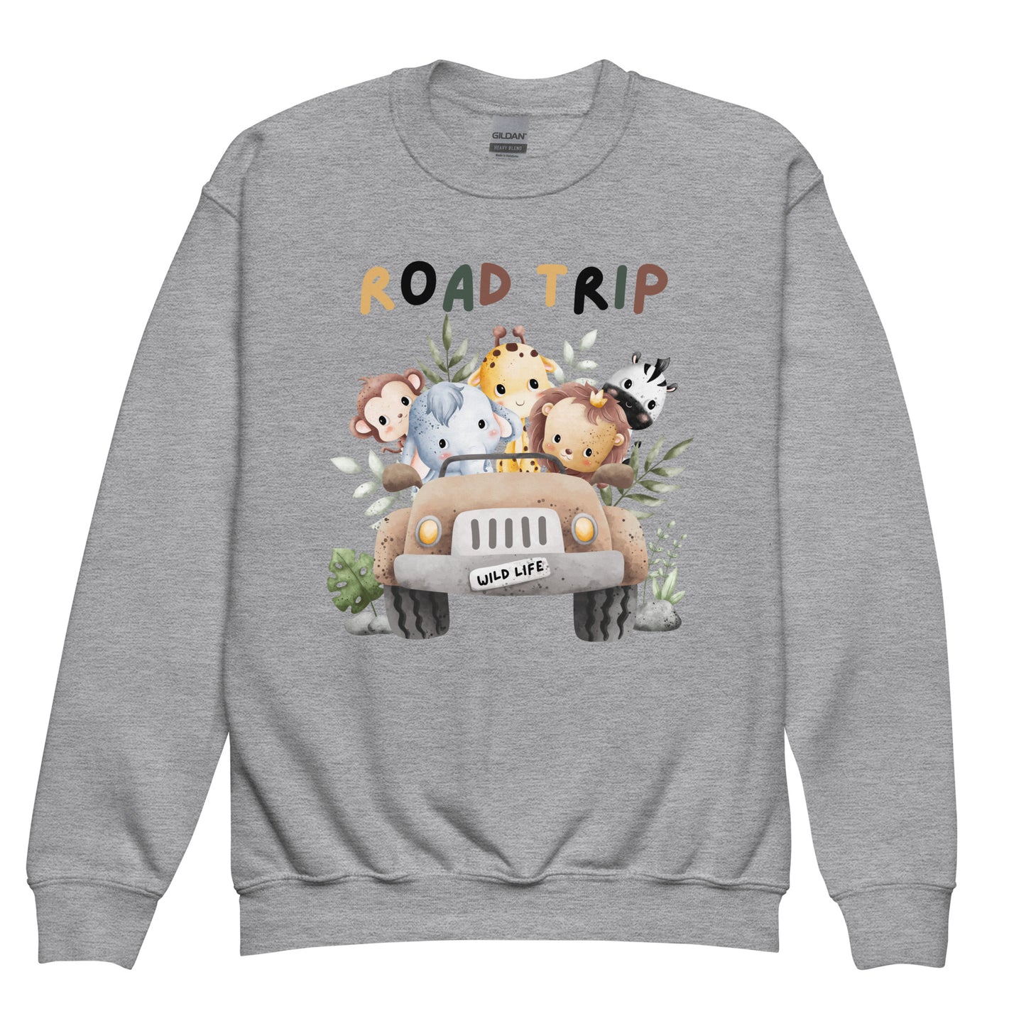 Zoo Animal Youth crewneck sweatshirt