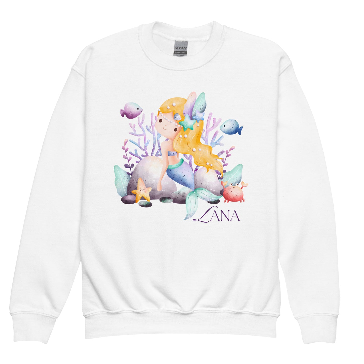 Lana Mermaid Youth crewneck sweatshirt