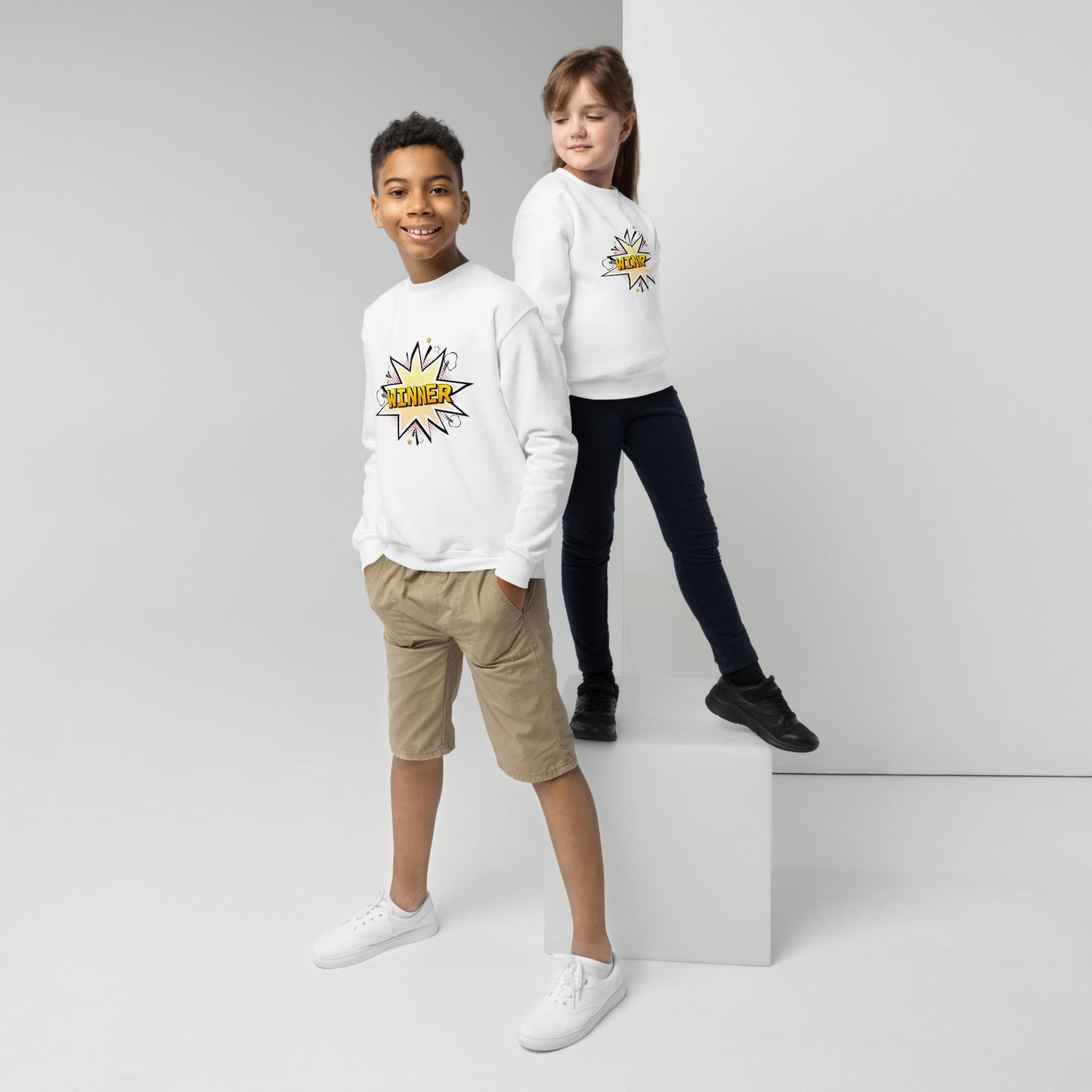 Youth Winner crewneck sweatshirt