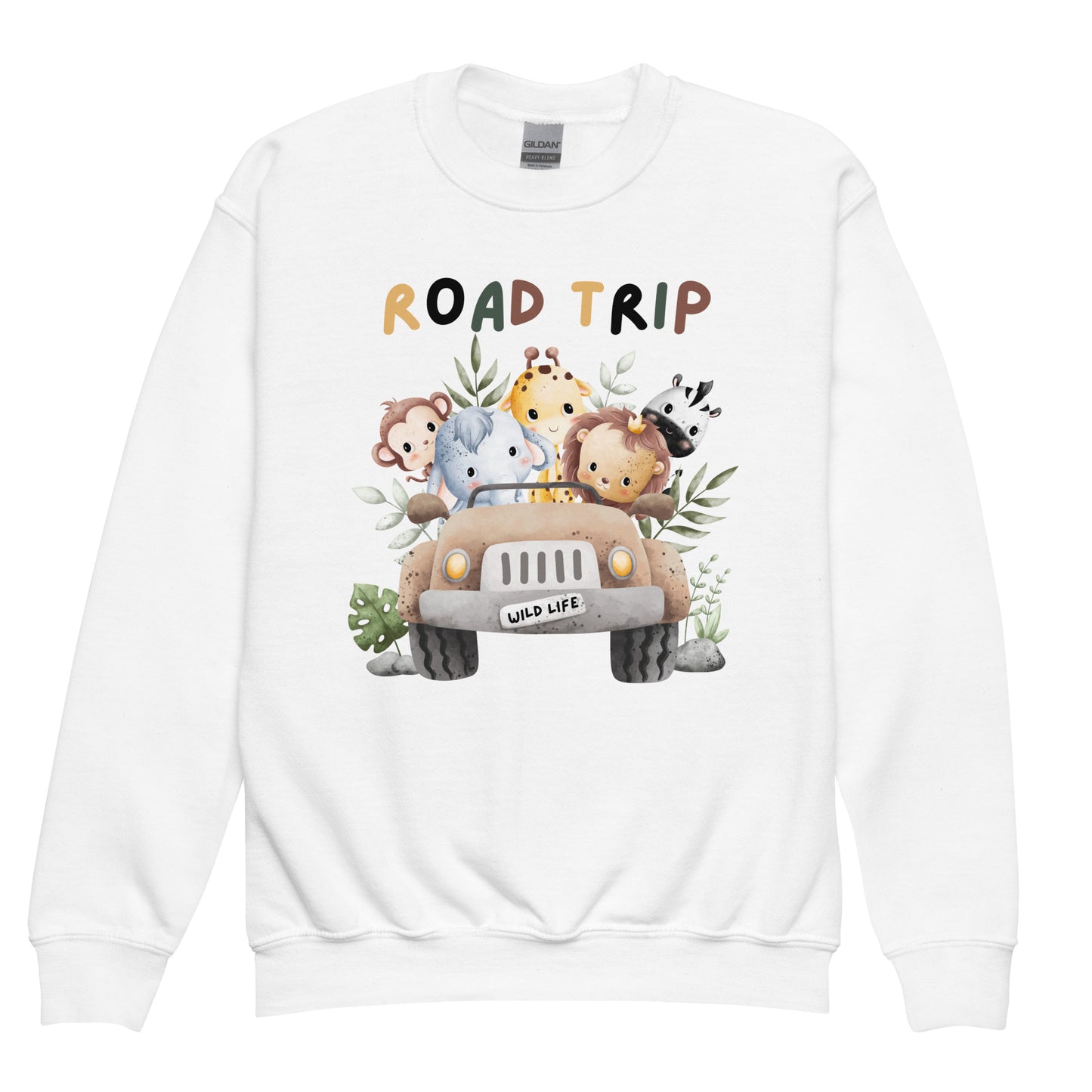 Zoo Animal Youth crewneck sweatshirt