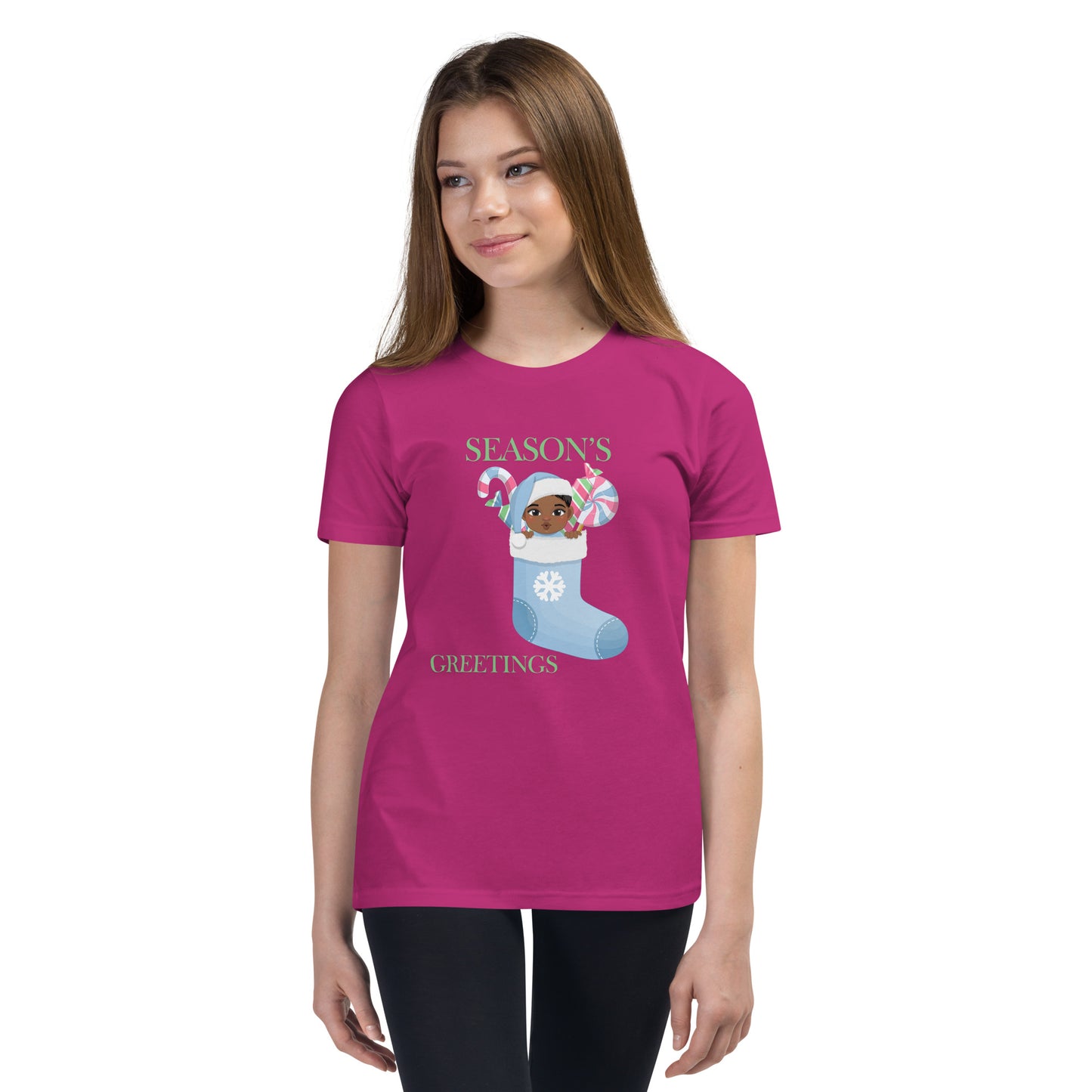 Season's Greetings Youth Short Sleeve T-Shirt