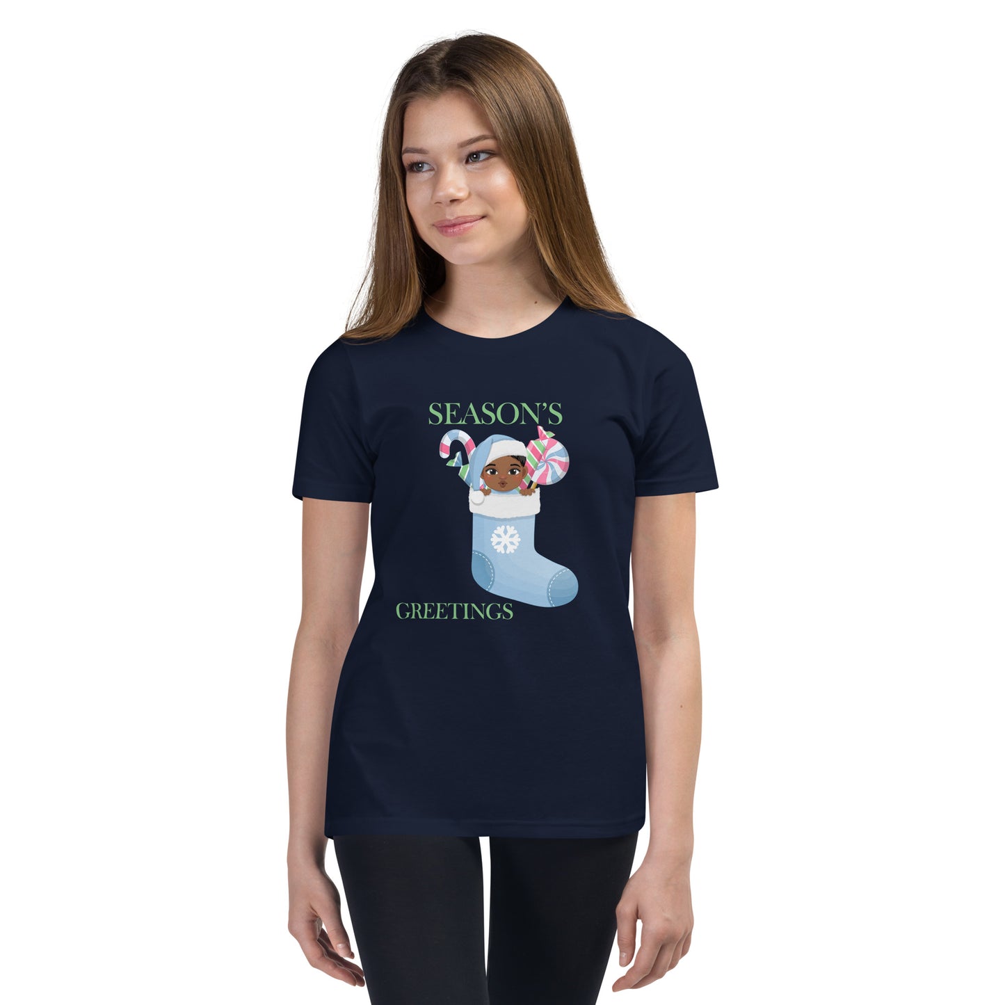 Season's Greetings Youth Short Sleeve T-Shirt