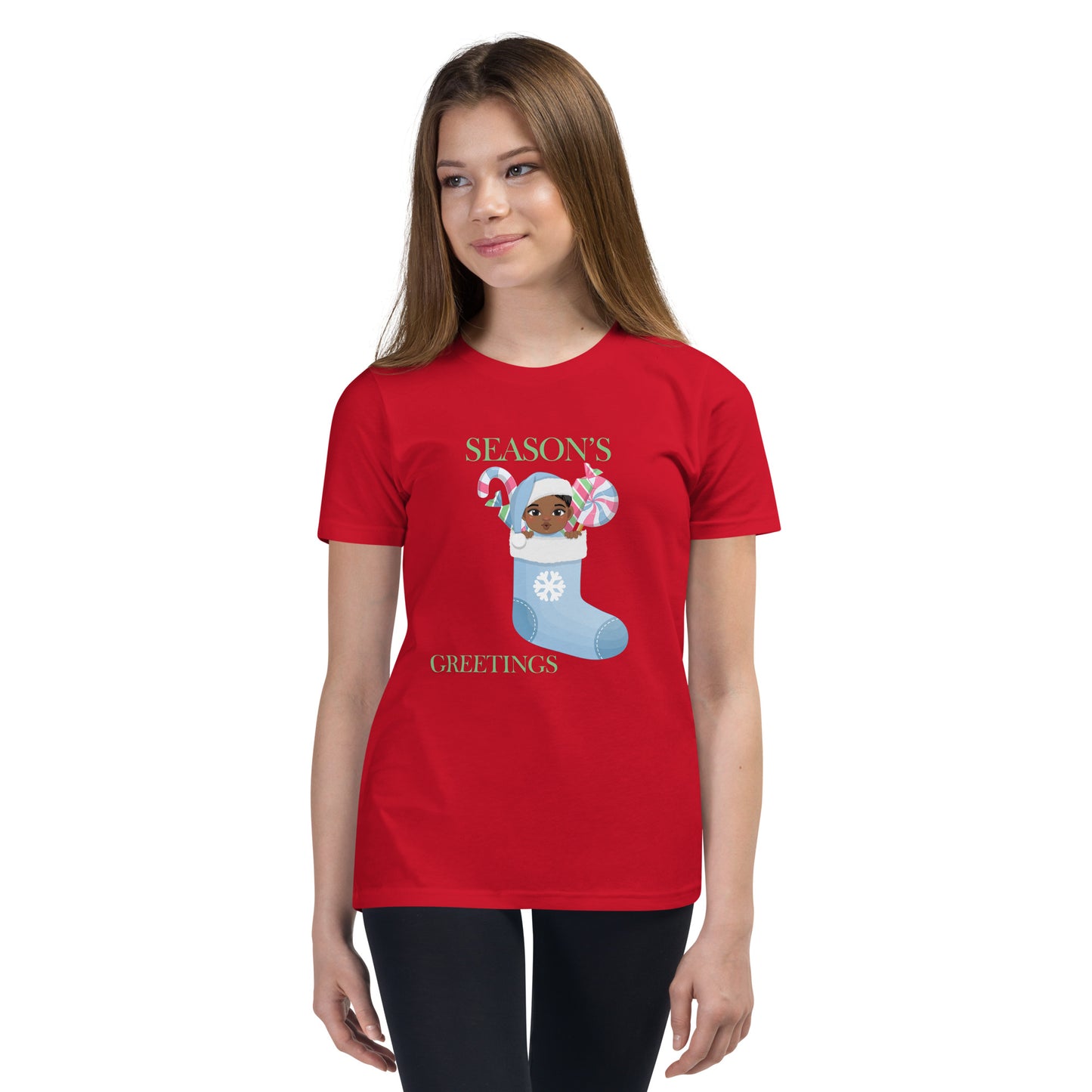 Season's Greetings Youth Short Sleeve T-Shirt